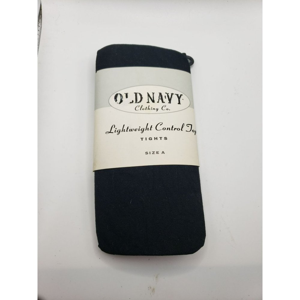 Old Navy Clothing Black Lightweight Control Top Tights‎ Size A